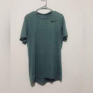 Nike Men's Heathered Green Short Sleeve Tee